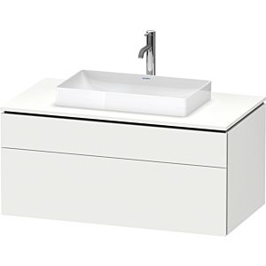 Duravit L-Cube meuble sous-vasque LC4881018180000 102 x 55 cm, blanc mat, 1 tiroir, 1 coulissant, mural
