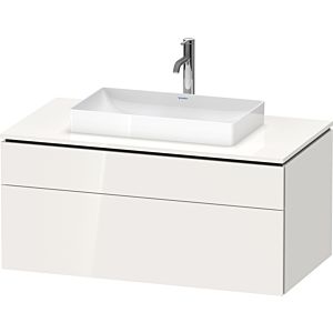 Duravit L-Cube Waschtisch-Unterschrank LC4881022220000 102 x 55 cm, weiß hochglanz, 1 Schubkasten, 1 Auszug, wandhängend