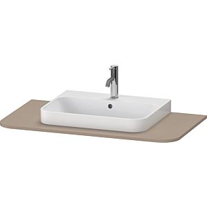 Duravit Happy D.2 Plus console de lavabo HP031E07575 100x55cm, avec 1 découpe, lin