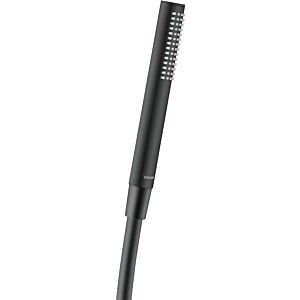 Douchette Duravit UV0640001046 187mm, filetage de raccordement G 1/2, rond, noir mat