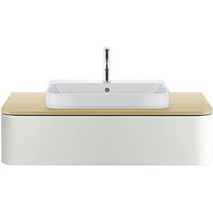 Duravit Happy D.2 Duravit match0 HP493103939 35,4 x 100 x 55 cm, coulissant 2000 , console, pour meuble vasque, blanc nordique satiné