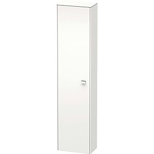 Duravit Brioso Hochschrank BR1320L1018 420x1770x240mm, Weiß Matt, Tür links, Griff Chrom