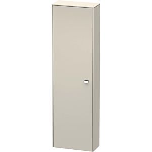Duravit Brioso Hochschrank BR1321L1091 520x1770x240mm, Taupe, Tür links, Griff Chrom