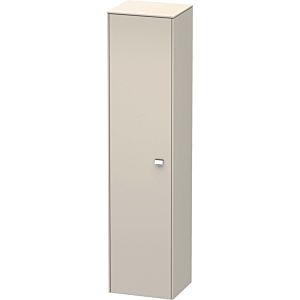 Duravit Brioso Hochschrank BR1330L1091 420x1770x360mm, Taupe, Tür links, Griff Chrom