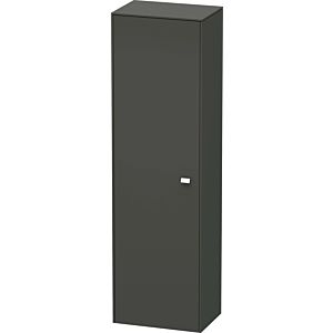 Duravit Brioso Hochschrank BR1330L1049 520x1770x360mm, Graphit Matt, Tür l., Griff Chrom
