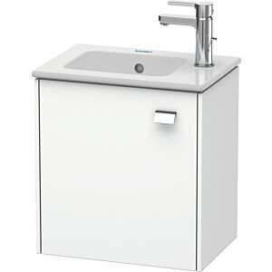 Duravit Brioso Waschtischunterbau BR4000L1018 420x442x289mm, Weiß Matt, Tür links, Griff Chrom