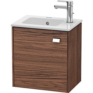 Duravit Brioso Waschtischunterbau BR4000L1021 420x442x289mm, Nussbaum Dunkel/Chrom, Tür links