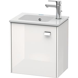 Duravit Brioso Waschtischunterbau BR4000L1022 420x442x289mm, Weiß Hochgl., Tür l., Griff Chrom
