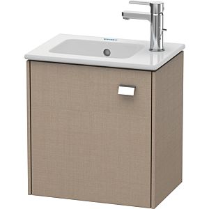Duravit Brioso Waschtischunterbau BR4000L1075 420x442x289mm, WLeinen, Tür links, Griff Chrom