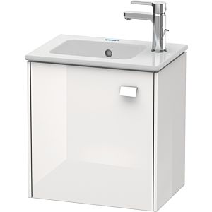 Duravit Brioso Waschtischunterbau BR4000L2222 420x442x289mm, Weiß Hochglanz, Tür links