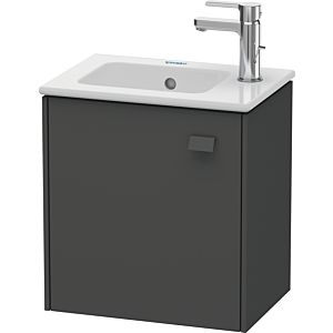 Duravit Brioso Waschtischunterbau BR4000L4949 420x442x289mm, Graphit Matt, Tür links