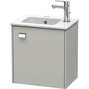 Duravit Brioso Waschtischunterbau BR4000R1007 420x442x289mm, Betongrau Matt, Tür r., Griff Chrom