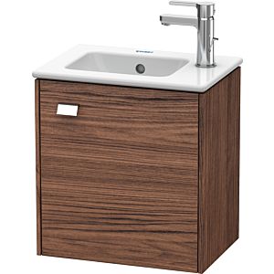 Duravit Brioso Waschtischunterbau BR4000R1021 420x442x289mm, Nussbaum Dunkel/Chrom, Tür rechts