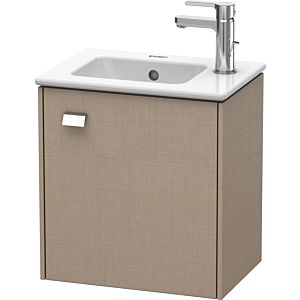 Duravit Brioso Waschtischunterbau BR4000R175 420x442x289mm, Leinen, Tür rechts, Griff Chrom