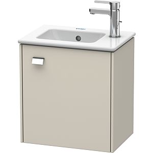 Duravit Brioso Waschtischunterbau BR4000R1091 420x442x289mm, Taupe, Tür rechts, Griff Chrom