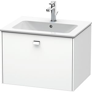 Duravit Brioso Waschtischunterbau BR400101018 620x479mm, Weiß Matt, 1 Auszug, Griff Chrom