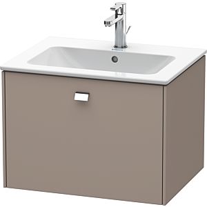 Duravit Brioso Waschtischunterbau BR400101043 620x479mm, Basalt Matt, 1 Auszug, Griff Chrom