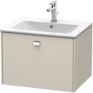 Duravit Brioso Waschtischunterbau BR400101091 620x442mm, Taupe Matt, 1 Auszug, Griff Chrom
