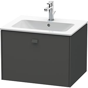 Duravit Brioso Waschtischunterbau BR400104949 620x479mm, Graphit Matt, 1 Auszug