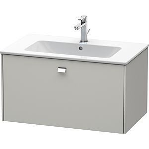 Duravit Brioso Waschtischunterbau BR400201007 820x479mm, Betongrau Matt, 1 Auszug, Griff Chrom