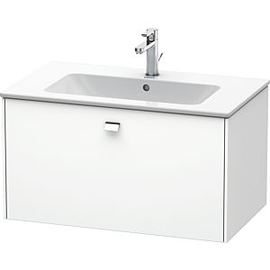 Duravit Brioso Waschtischunterschrank BR400201018 820x479mm, Weiß Matt, 1 Auszug, Griff Chrom