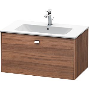 Duravit Brioso Waschtischunterbau BR400201079 820x479mm, Nussbaum Natur/Chrom, 1 Auszug
