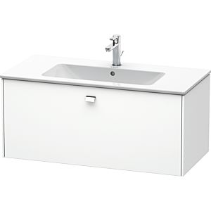 Duravit Brioso Waschtischunterschrank BR400301018 1020x479mm, Weiß Matt, 1 Auszug, Griff Chrom