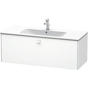 Duravit Brioso meuble sous-vasque BR400401818 1220x479mm, blanc mat, 1 compartiment coulissant