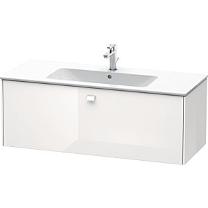 Duravit Brioso vanity unit BR400402222 1220x479mm, white high gloss, 1 drawer