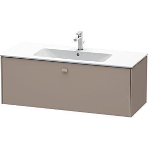 Duravit Brioso Waschtischunterbau BR400404343 1220x479mm, Basalt Matt, 1 Auszug