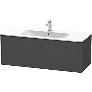 Duravit Brioso Waschtischunterbau BR400404949 1220x479mm, Graphit Matt, 1 Auszug