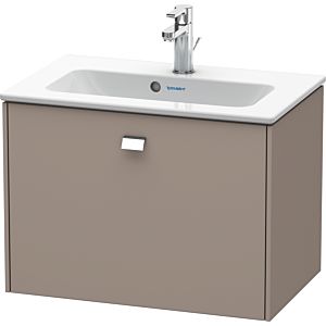 Duravit Brioso Waschtischunterbau BR401001043 620x389mm, Basalt Matt, 1 Auszug, Griff Chrom