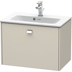 Duravit Brioso Waschtischunterbau BR401001091 620x389mm, Taupe, 1 Auszug, Griff Chrom