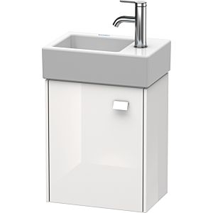 Duravit Brioso Waschtischunterbau BR4049L2222 364x239mm, Weiß Hochglanz, Tür links