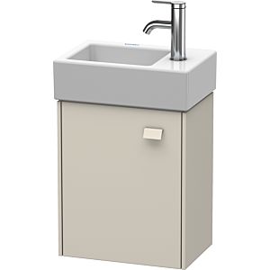 Duravit Brioso Waschtischunterbau BR4049L9191 364x239mm, Taupe, Tür links