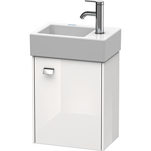 Duravit Brioso vanity unit BR4049R1022 36.4x23.9x44.2cm, wall-mounted, door right, chrome/white high gloss