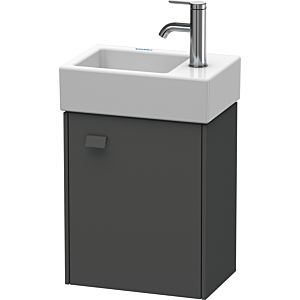 Duravit Brioso Waschtischunterbau BR4049R4949 364x239mm, Graphit Matt, Tür rechts