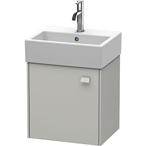 Duravit Brioso Waschtischunterbau BR4050L0707 434x339mm, Betongrau Matt, Tür links