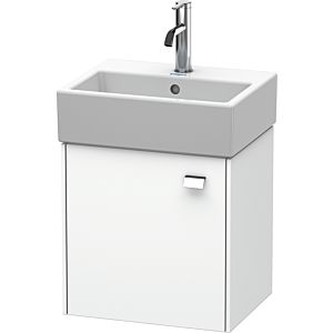Duravit Brioso Waschtischunterbau BR4050L1018 434x339mm, Weiß Matt, Tür links, Griff Chrom