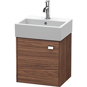 Duravit Brioso Waschtischunterbau BR4050L1021 434x339mm, Nussbaum Dunkel/Chrom, Tür links