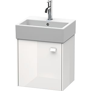 Duravit Brioso Waschtischunterbau BR4050L2222 434x339mm, Weiß Hochglanz, Tür links