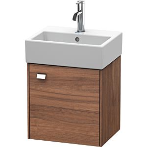 Duravit Brioso Waschtischunterbau BR4050R1079 434x339mm, Nussbaum Natur/Chrom, Tür rechts