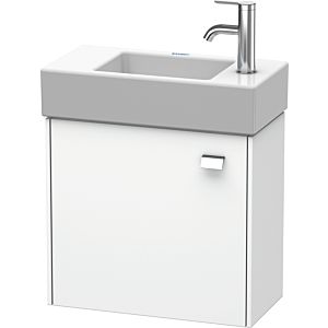 Duravit Brioso Waschtischunterbau BR4051L1018 484x239mm, Weiß Matt, Tür links, Griff Chrom