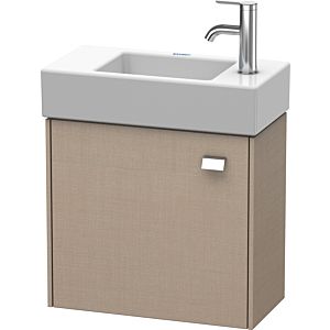 Duravit Brioso Waschtischunterbau BR4051L1075 484x239mm, Leinen, Tür links, Griff Chrom