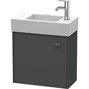 Duravit Brioso Waschtischunterbau BR4051L4949 484x239mm, Graphit Matt, Tür links