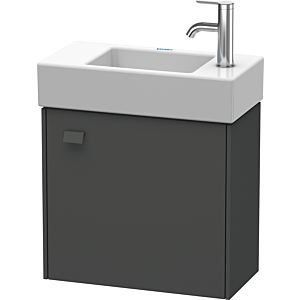 Duravit Brioso Waschtischunterbau BR4051R4949 484x239mm, Graphit Matt, Tür rechts