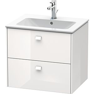 Duravit Brioso Waschtischunterbau BR410102222 620x553 mm, Weiß Hochglanz, 2 Auszüge