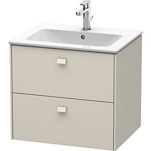 Duravit Brioso Waschtischunterbau BR410109191 620x553 mm, Taupe, 2 Auszüge