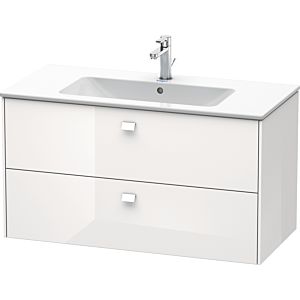 Duravit Brioso meuble sous-vasque BR410302222 1020x553 mm, blanc brillant, 2 compartiments coulissants