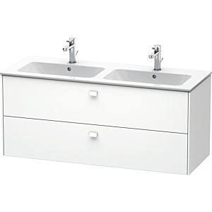 Duravit Brioso Waschtischunterbau BR410501818 1290x553 mm, Weiß Matt, 2 Auszüge